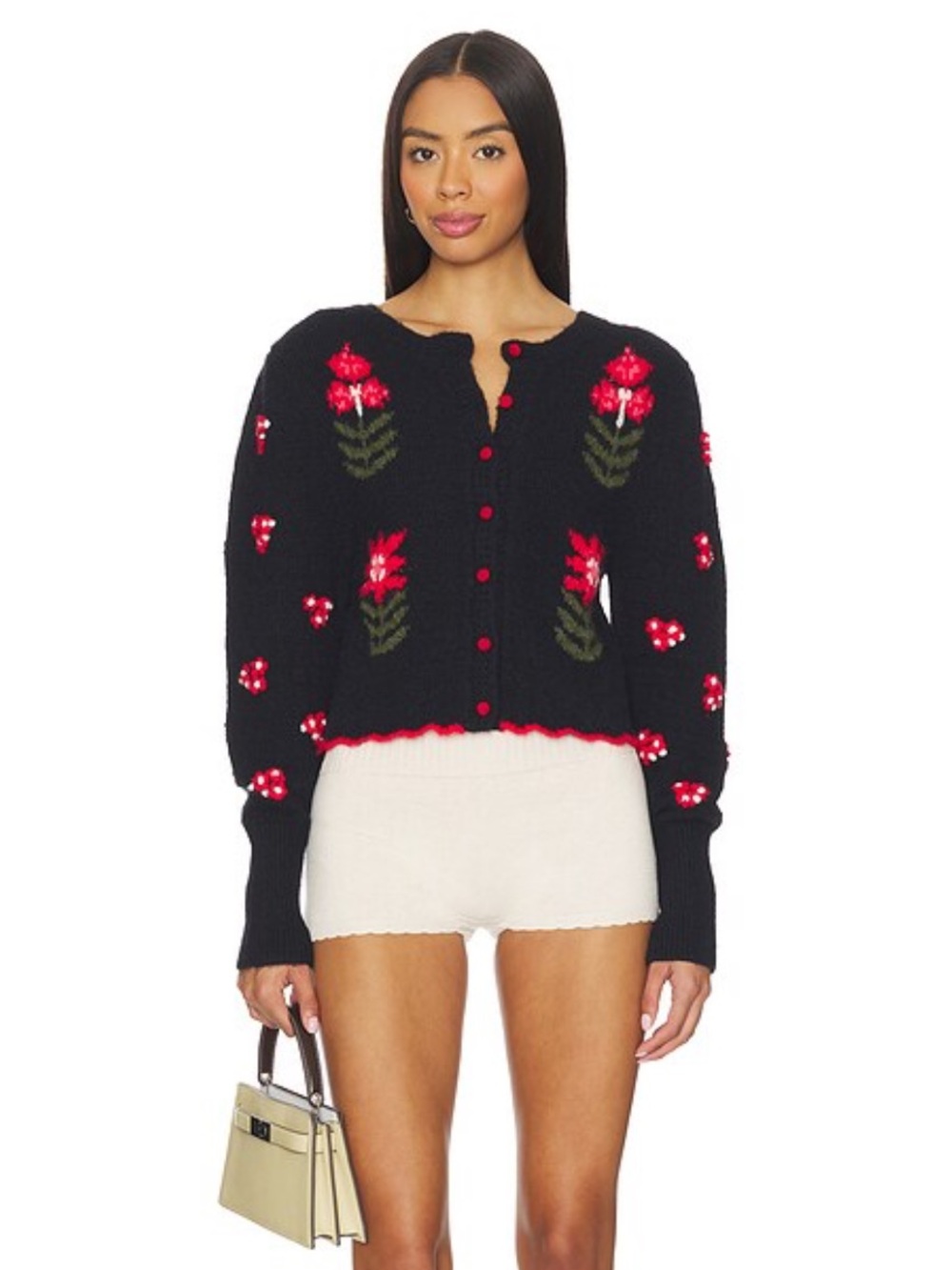 NWT Free People Nonna Sweater in Midnight Bloom Combo Color Size X-Small